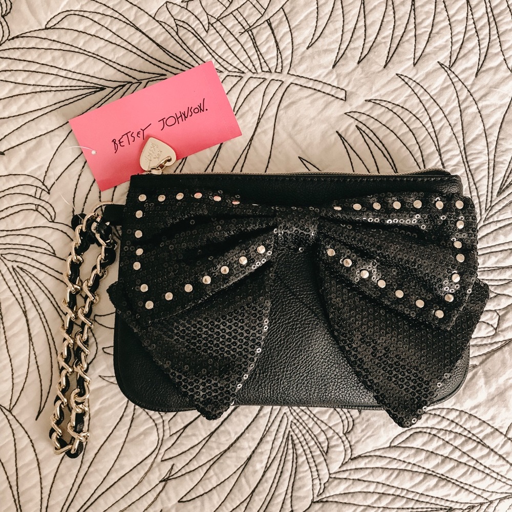 Betsey Johnson Sequin Wristlet